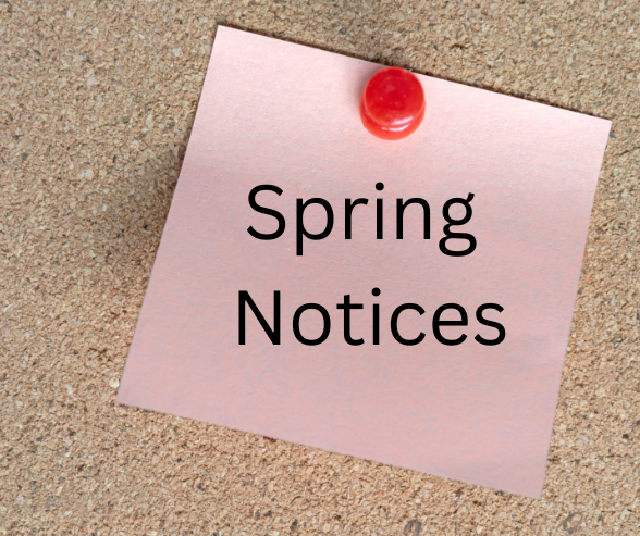 Spring Notices