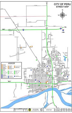 street map peru il 550